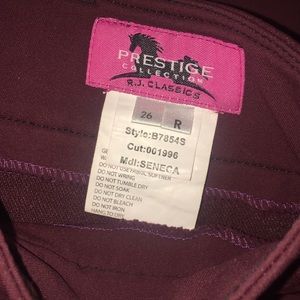 r.j classics Pants - Maroon colored full seat breeches r.j classics Pants - Maroon colored full seat breeches